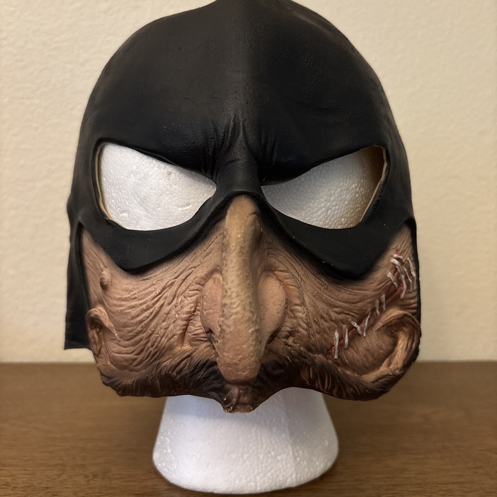 1985 Steampunk Pilot Halloween Rubber Half Mask Adult Vintage Imagineering Co.
